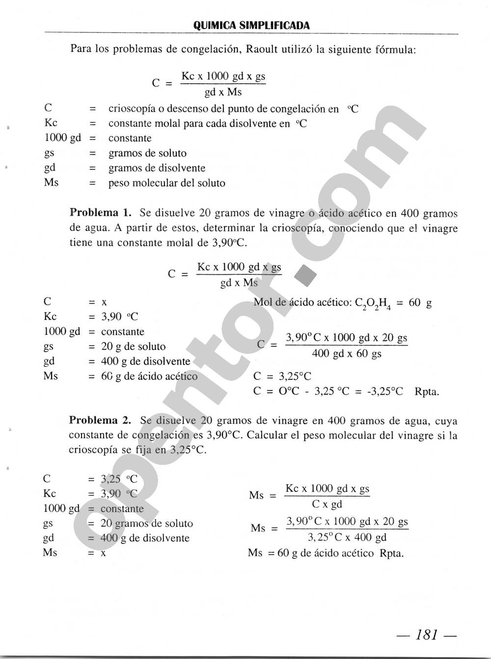 Química Simplificada de Diómedes Solano - Página 181