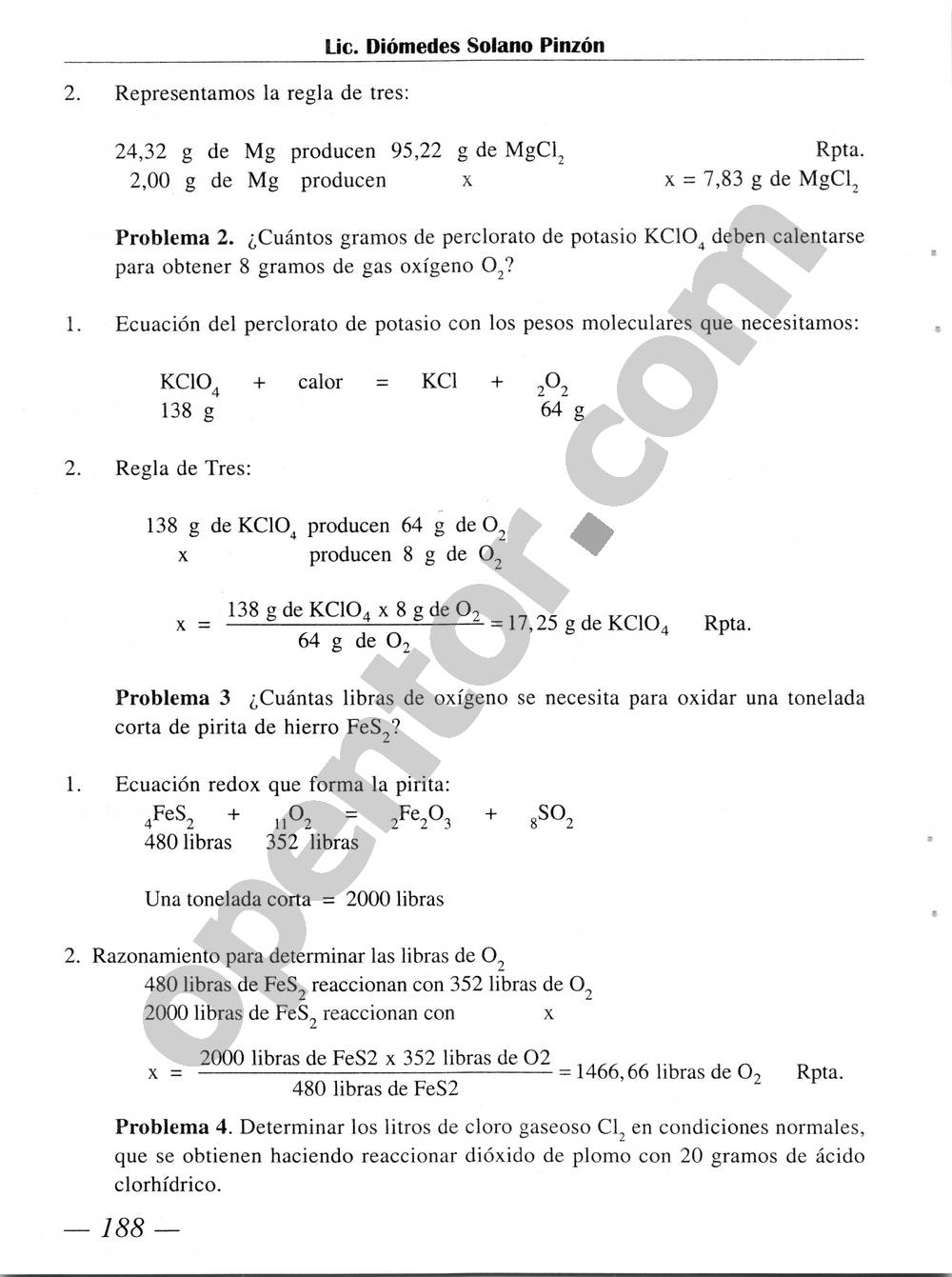 Química Simplificada de Diómedes Solano - Página 188