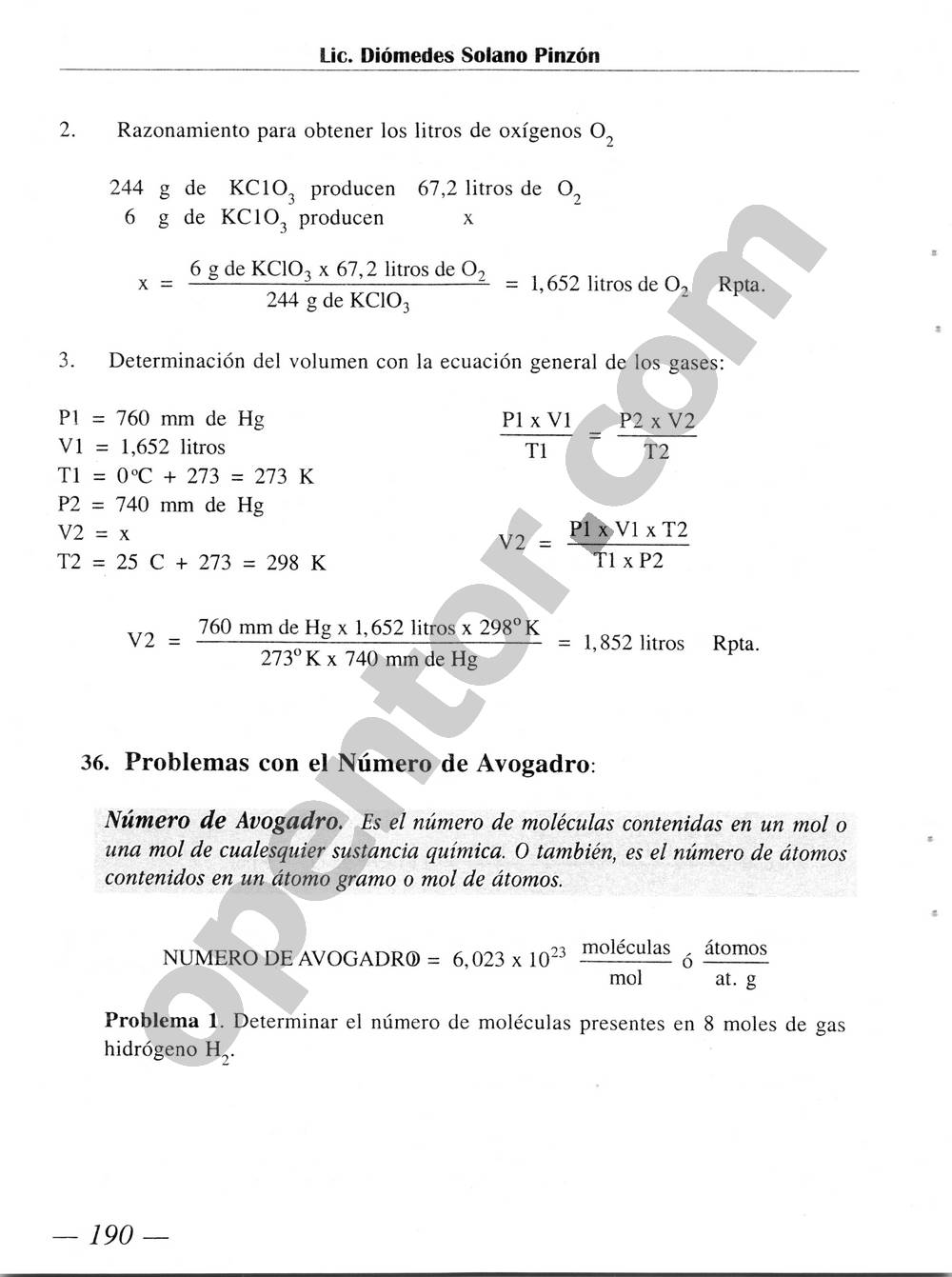 Química Simplificada de Diómedes Solano - Página 190