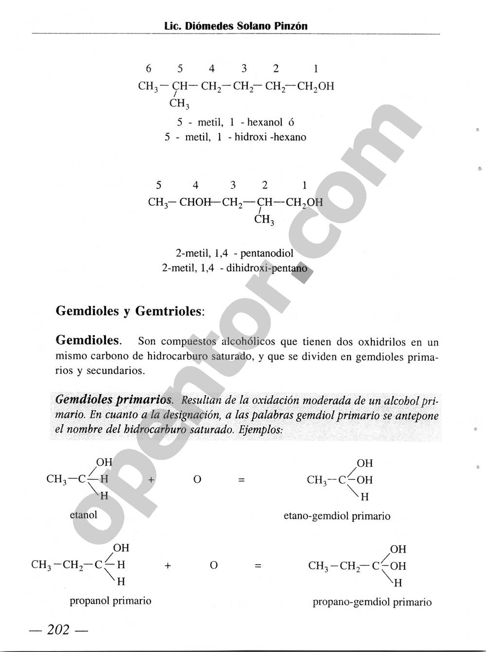 Química Simplificada de Diómedes Solano - Página 202