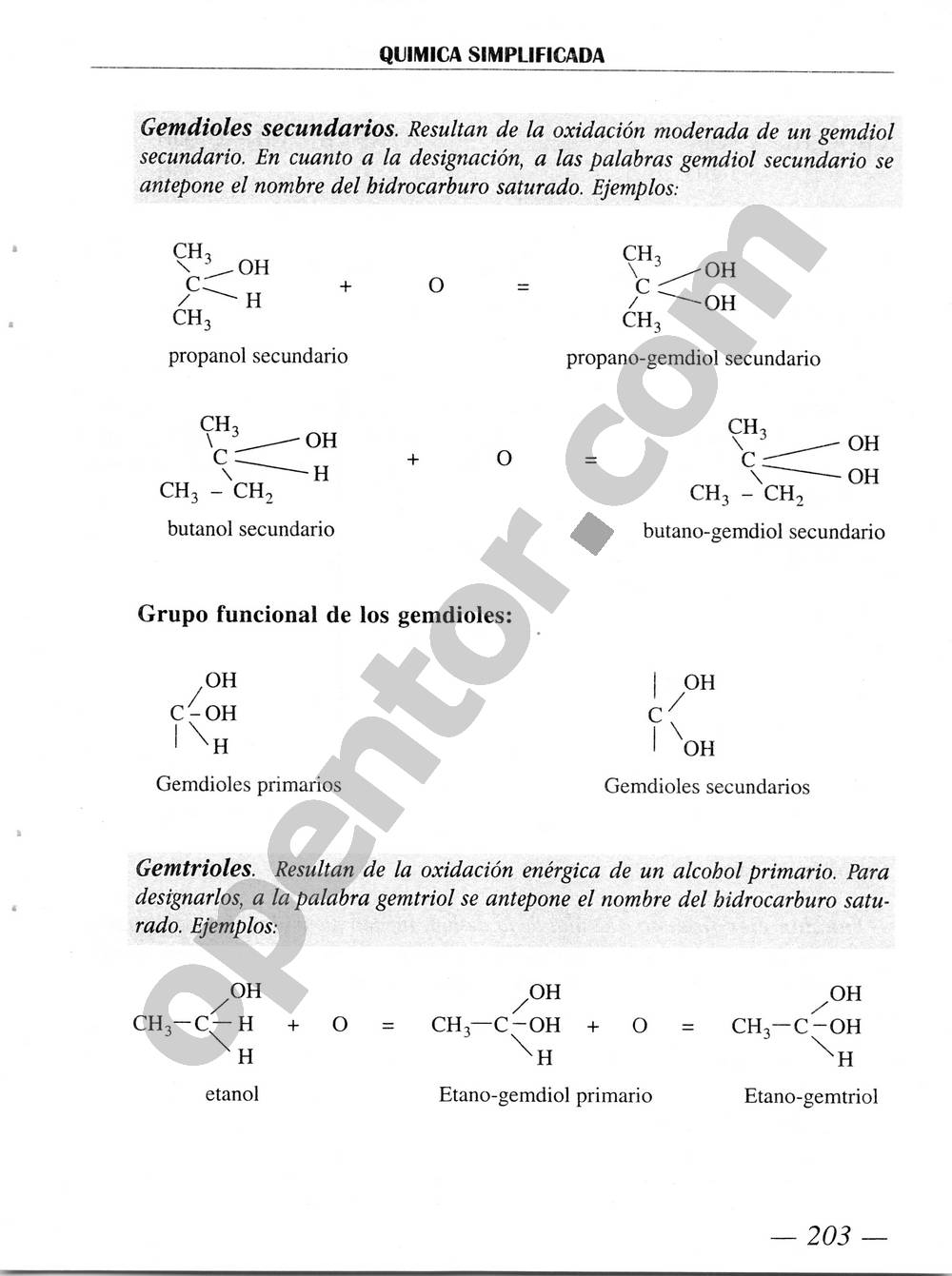 Química Simplificada de Diómedes Solano - Página 203