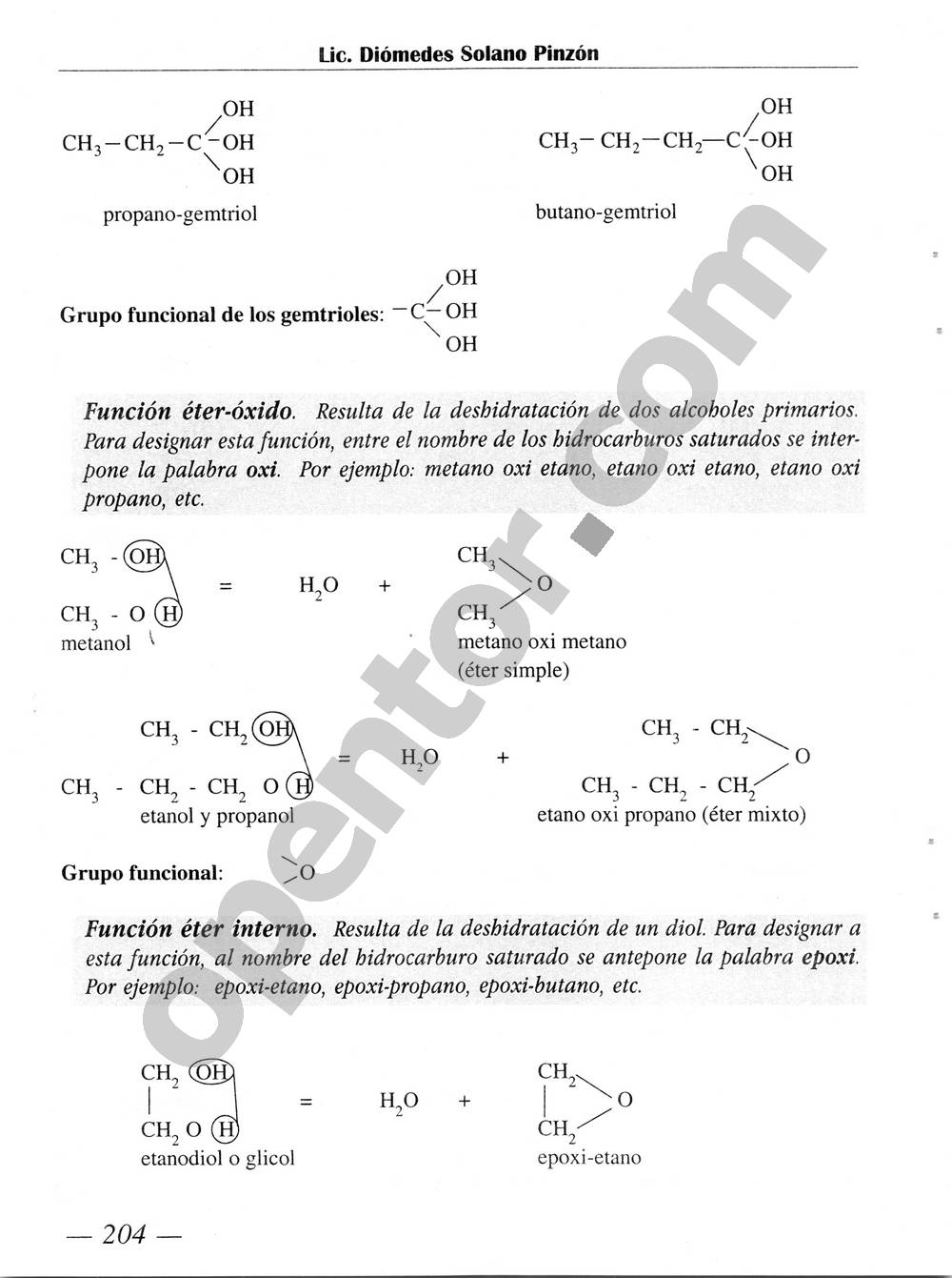 Química Simplificada de Diómedes Solano - Página 204