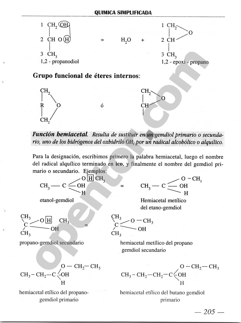 Química Simplificada de Diómedes Solano - Página 205