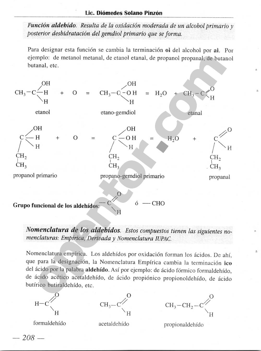 Química Simplificada de Diómedes Solano - Página 208