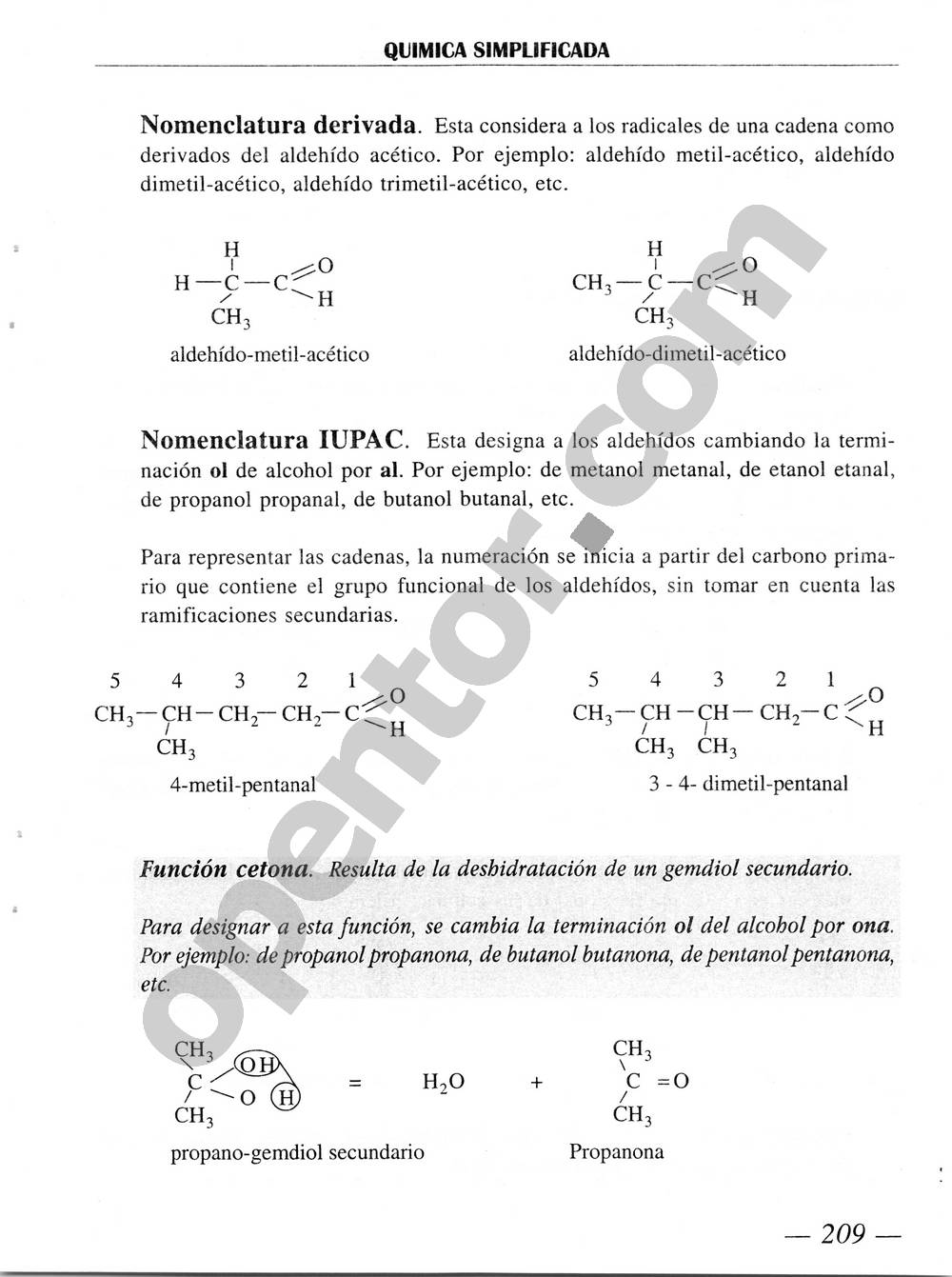 Química Simplificada de Diómedes Solano - Página 209