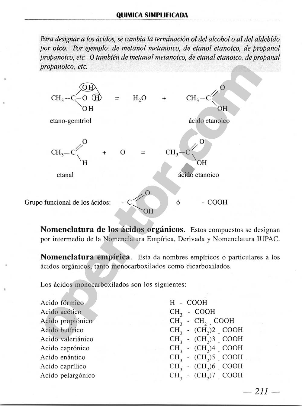Química Simplificada de Diómedes Solano - Página 211