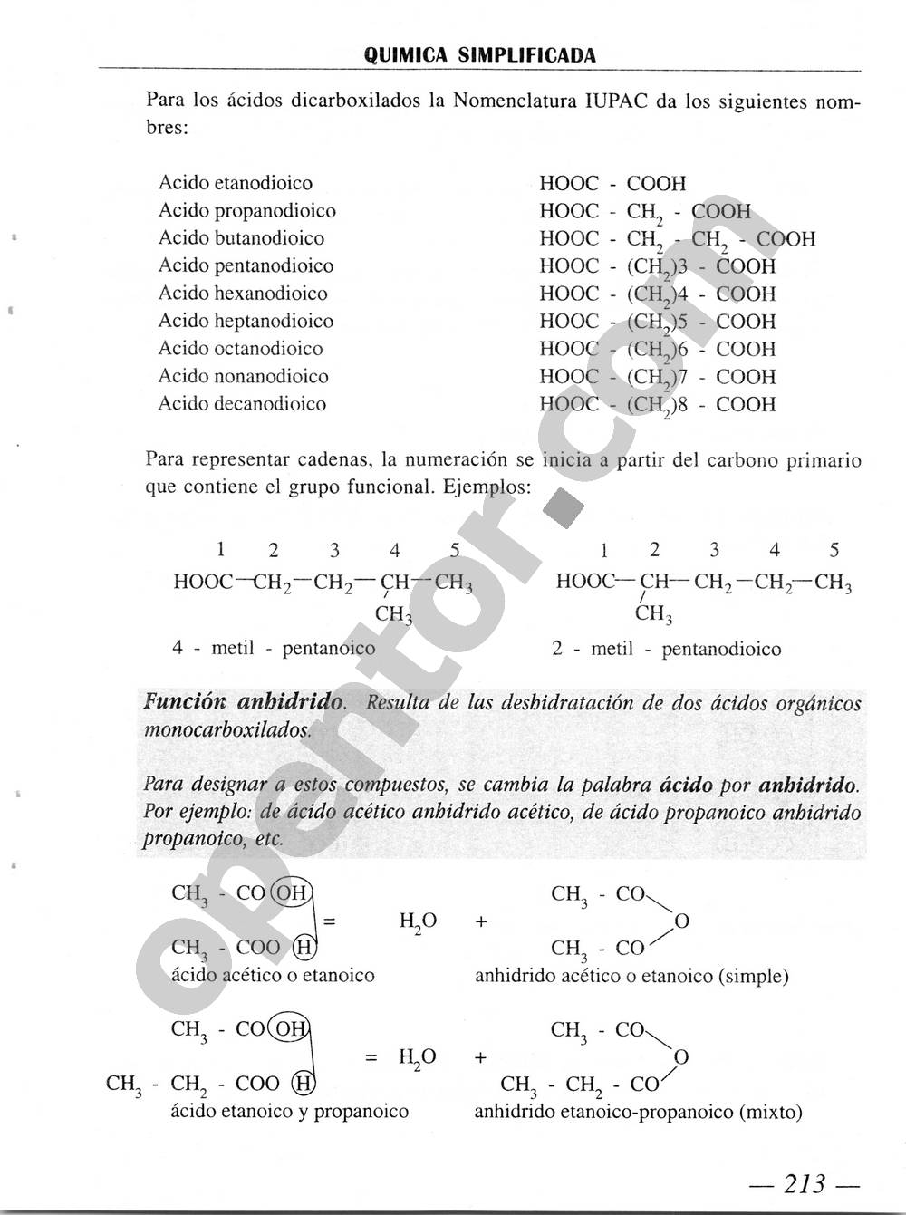 Química Simplificada de Diómedes Solano - Página 213