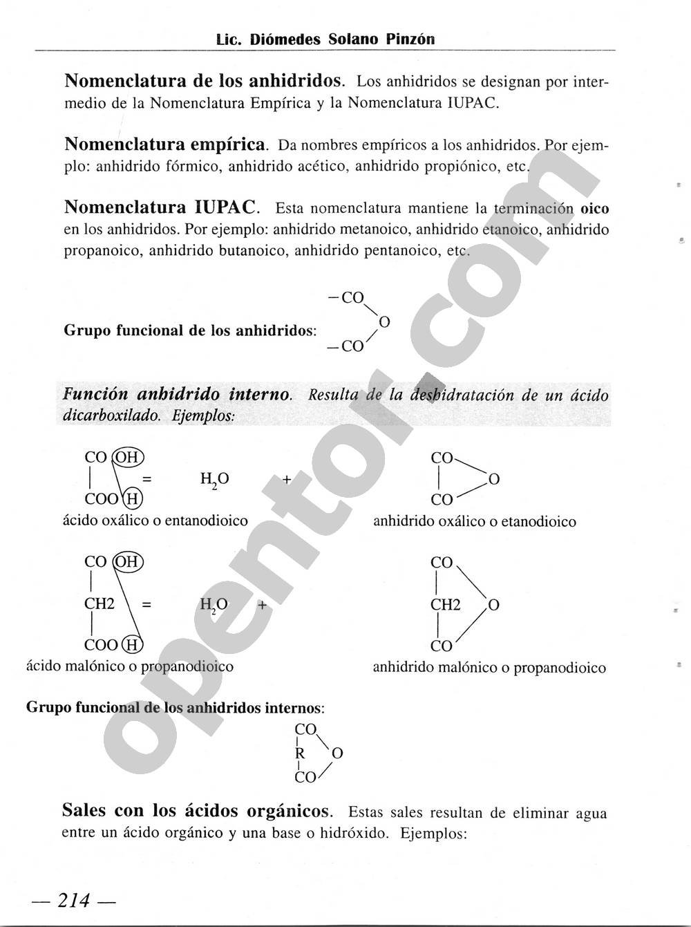 Química Simplificada de Diómedes Solano - Página 214