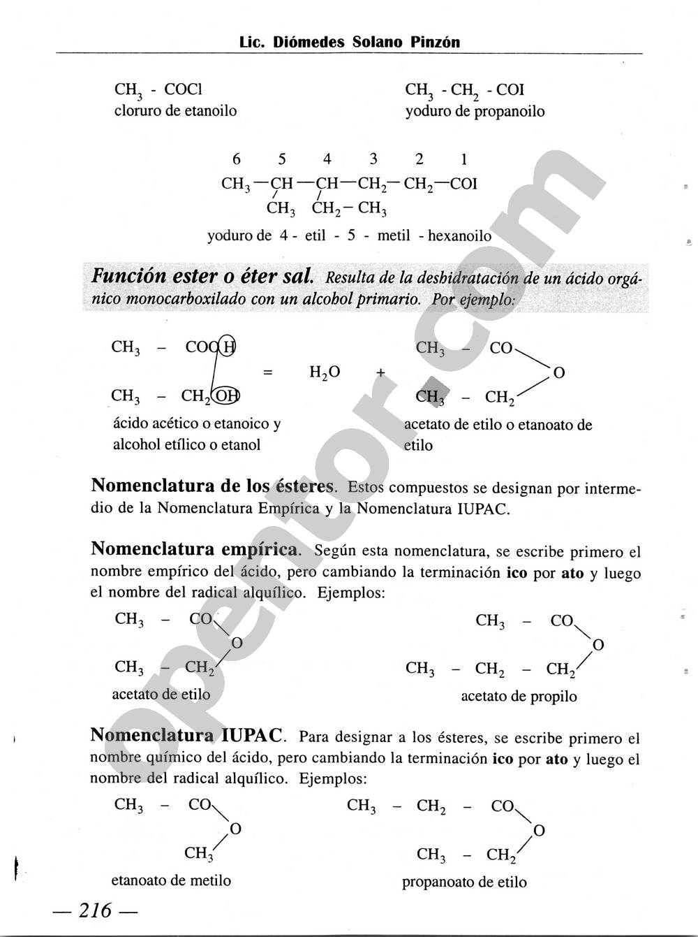 Química Simplificada de Diómedes Solano - Página 216