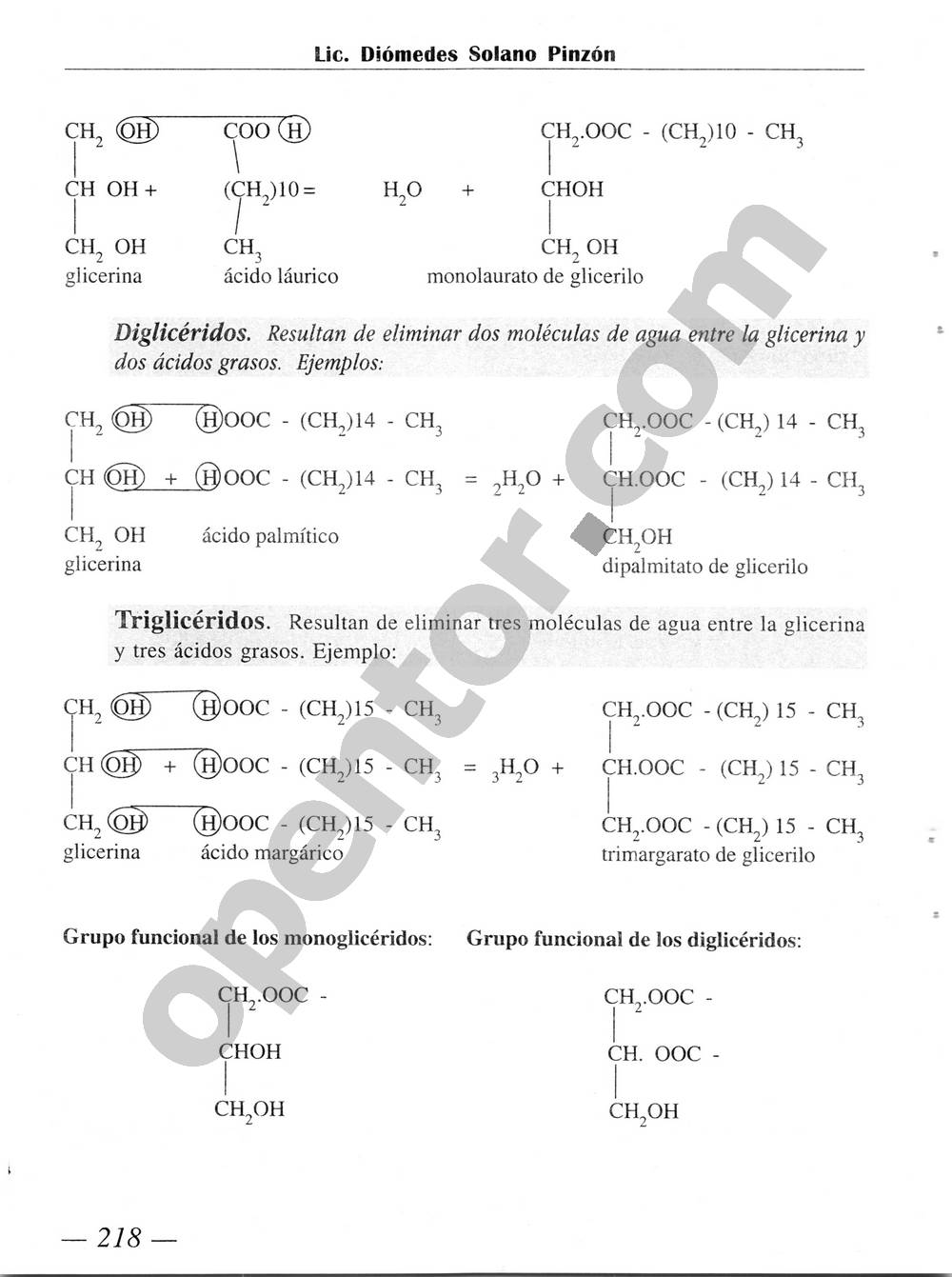 Química Simplificada de Diómedes Solano - Página 218