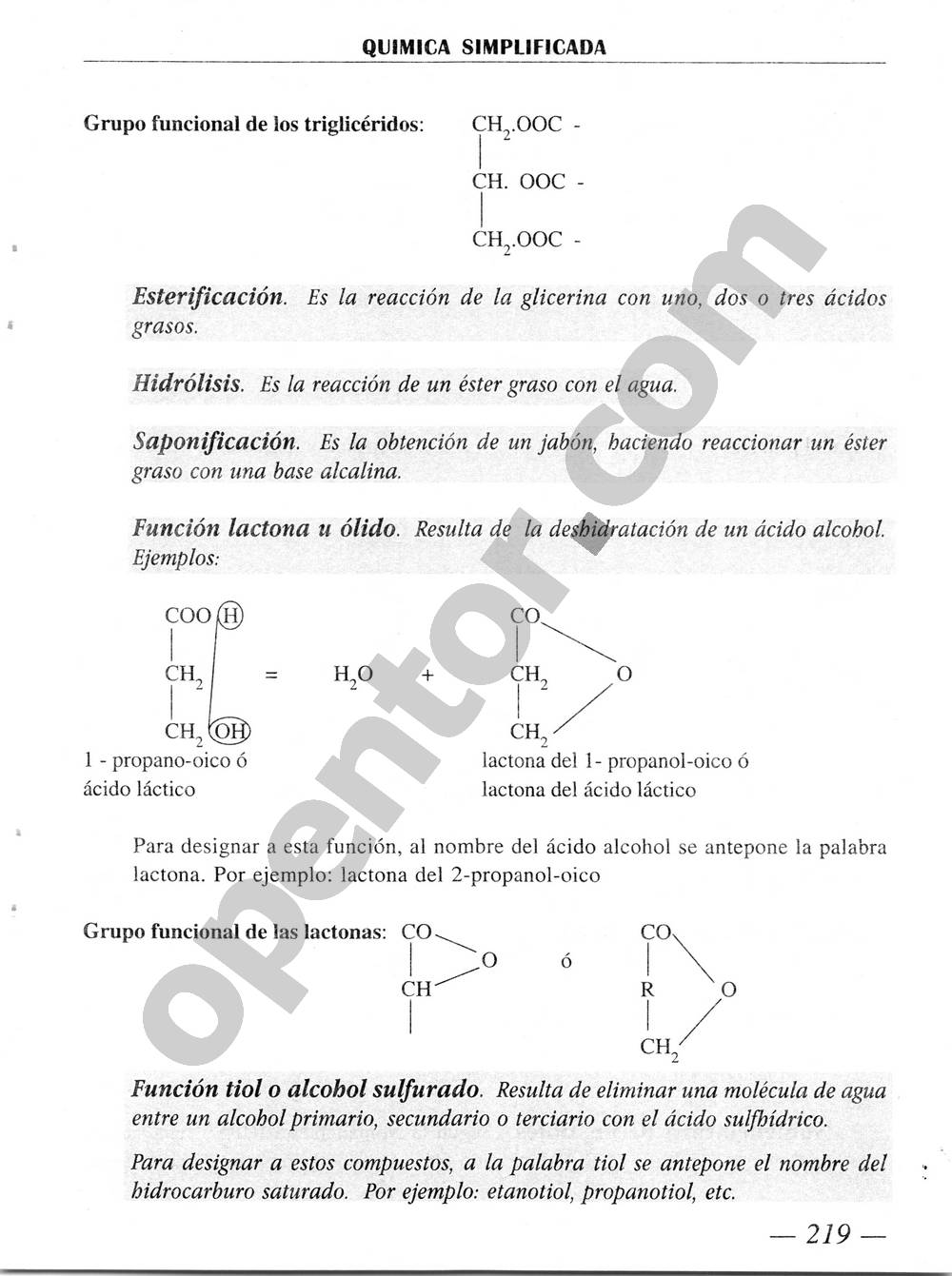 Química Simplificada de Diómedes Solano - Página 219