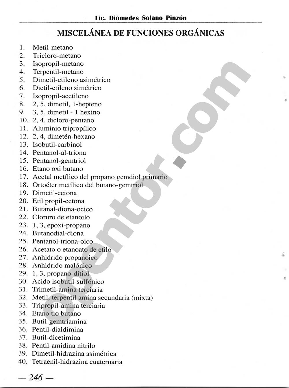 Química Simplificada de Diómedes Solano - Página 246