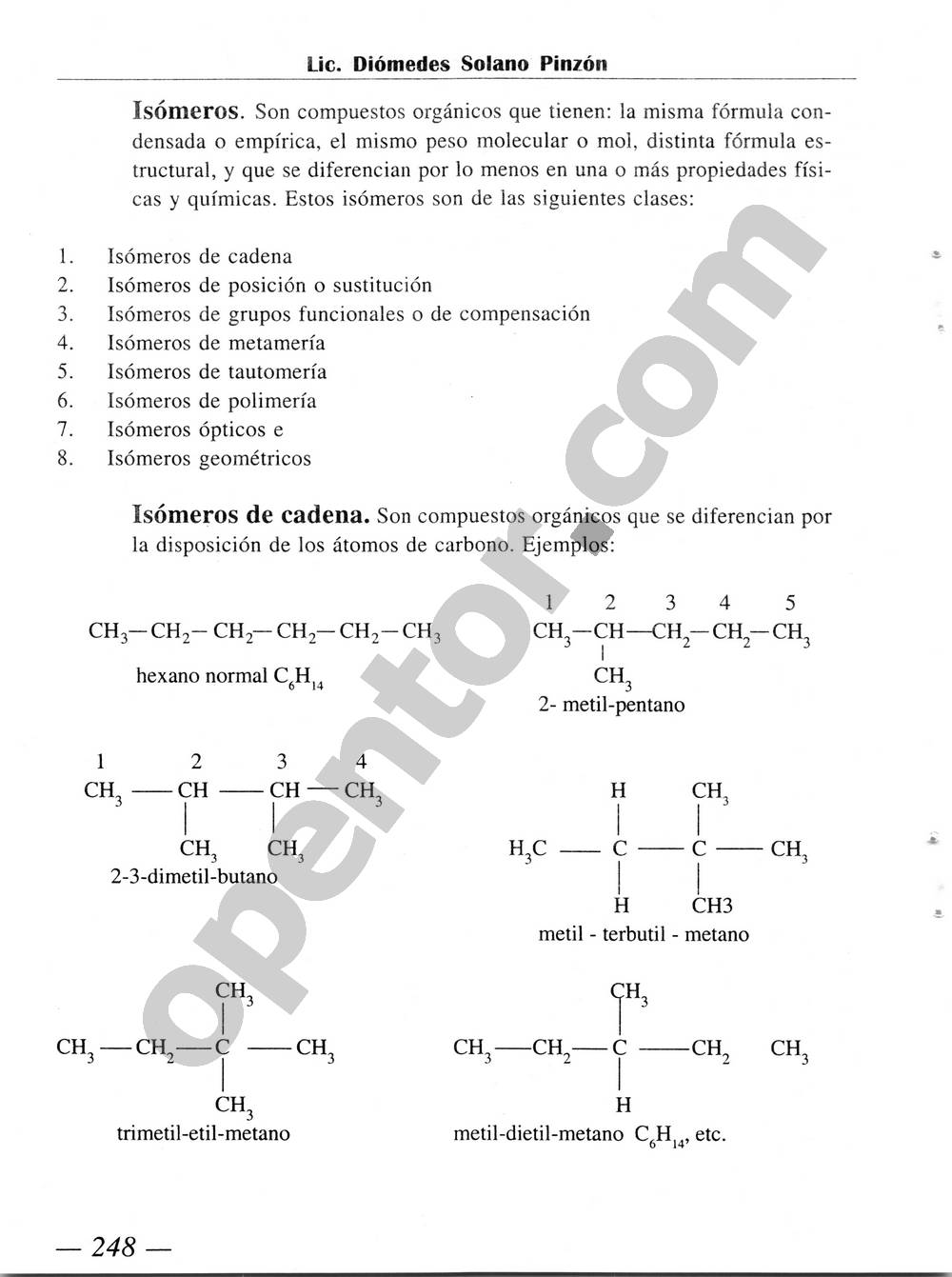 Química Simplificada de Diómedes Solano - Página 248