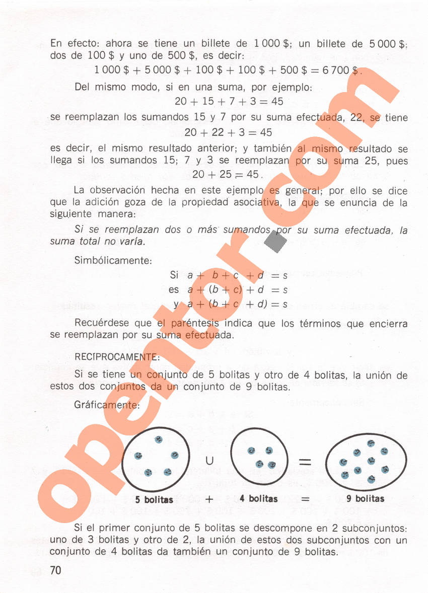 Aritmética de Repetto 1 - Página 70