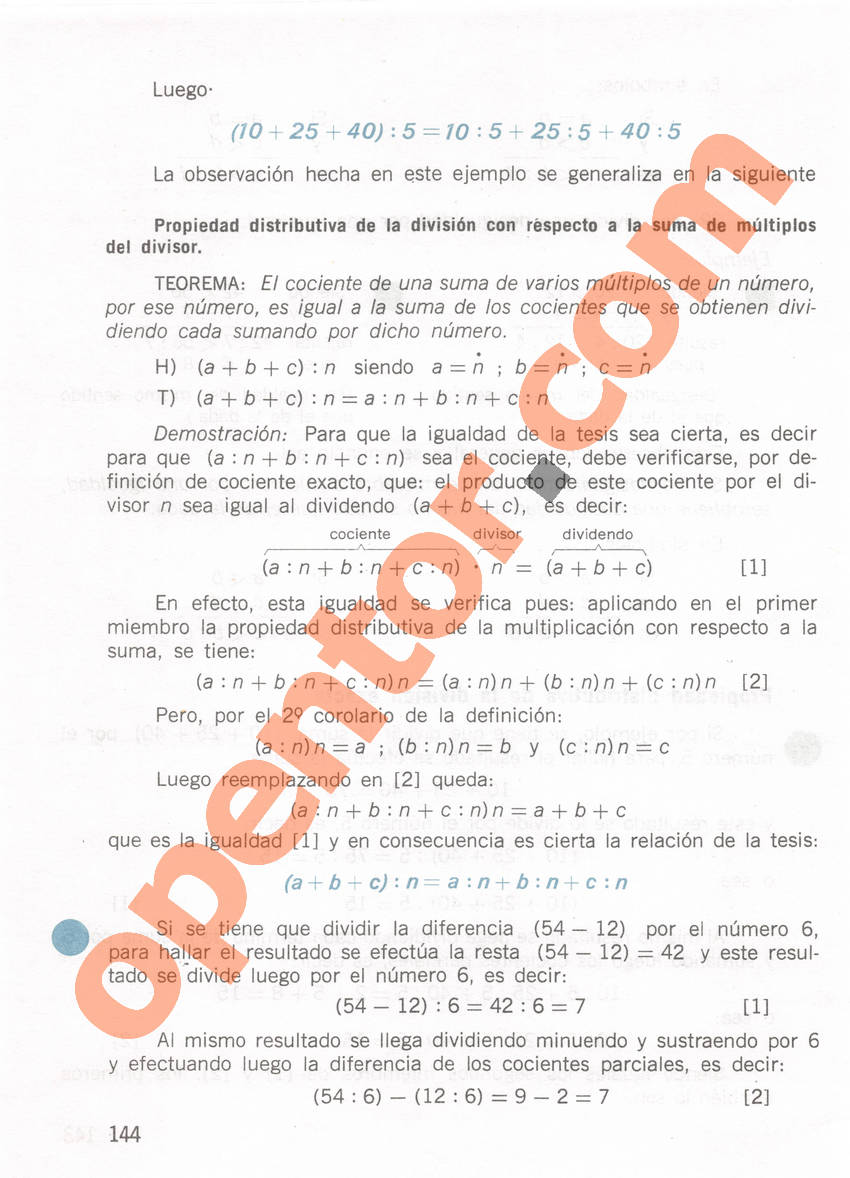 Aritmética de Repetto 1 - Página 144