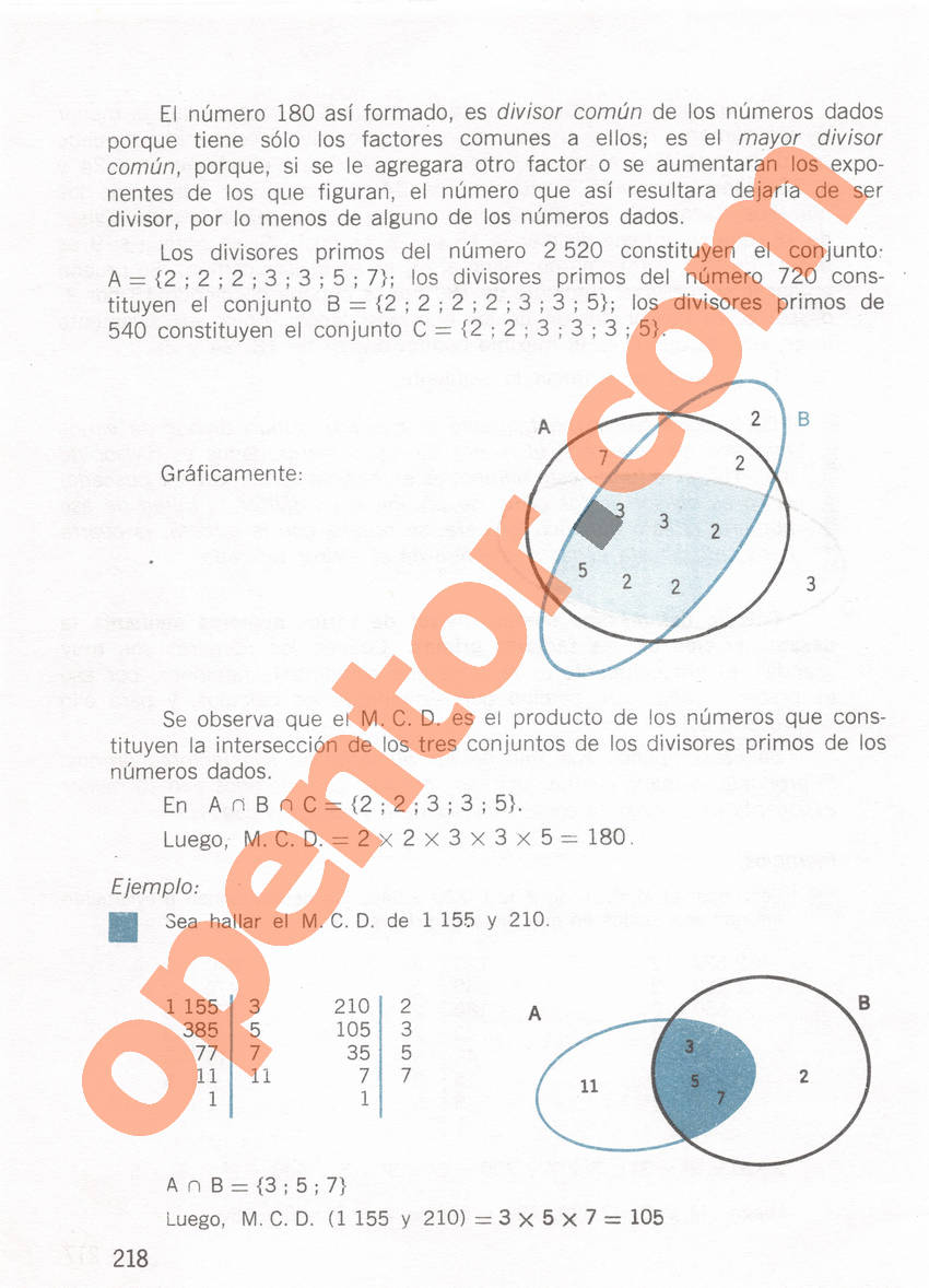 Aritmética de Repetto 1 - Página 218