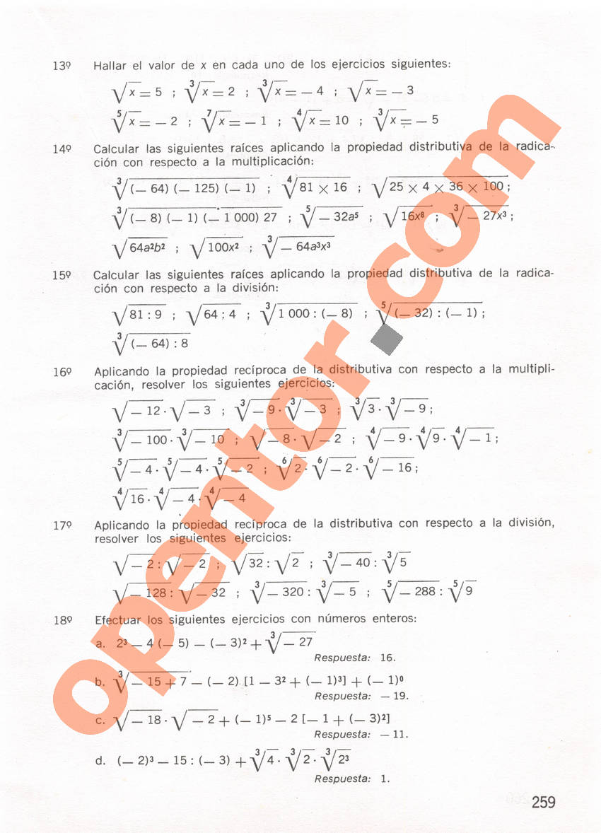 Aritmética de Repetto 1 - Página 259