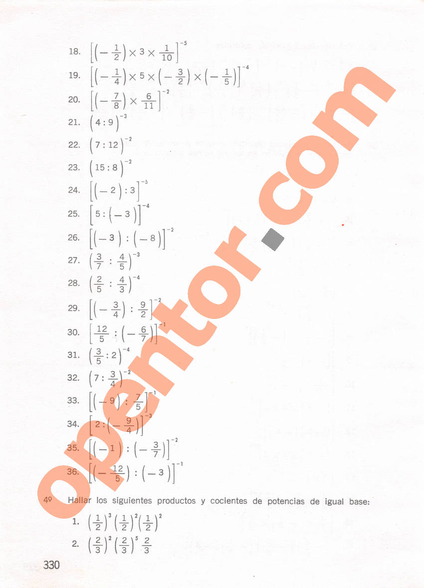 Aritmética de Repetto 1 - Página 330