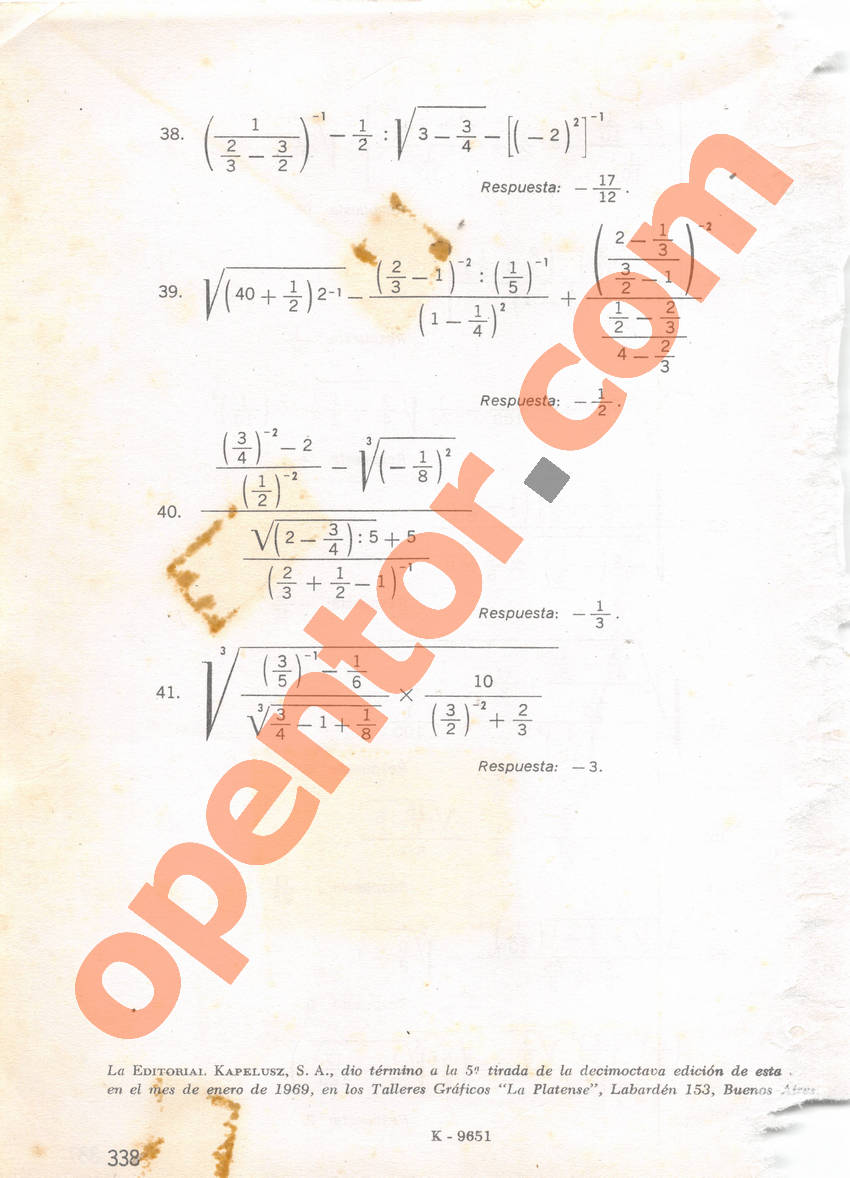 Aritmética de Repetto 1 - Página 338