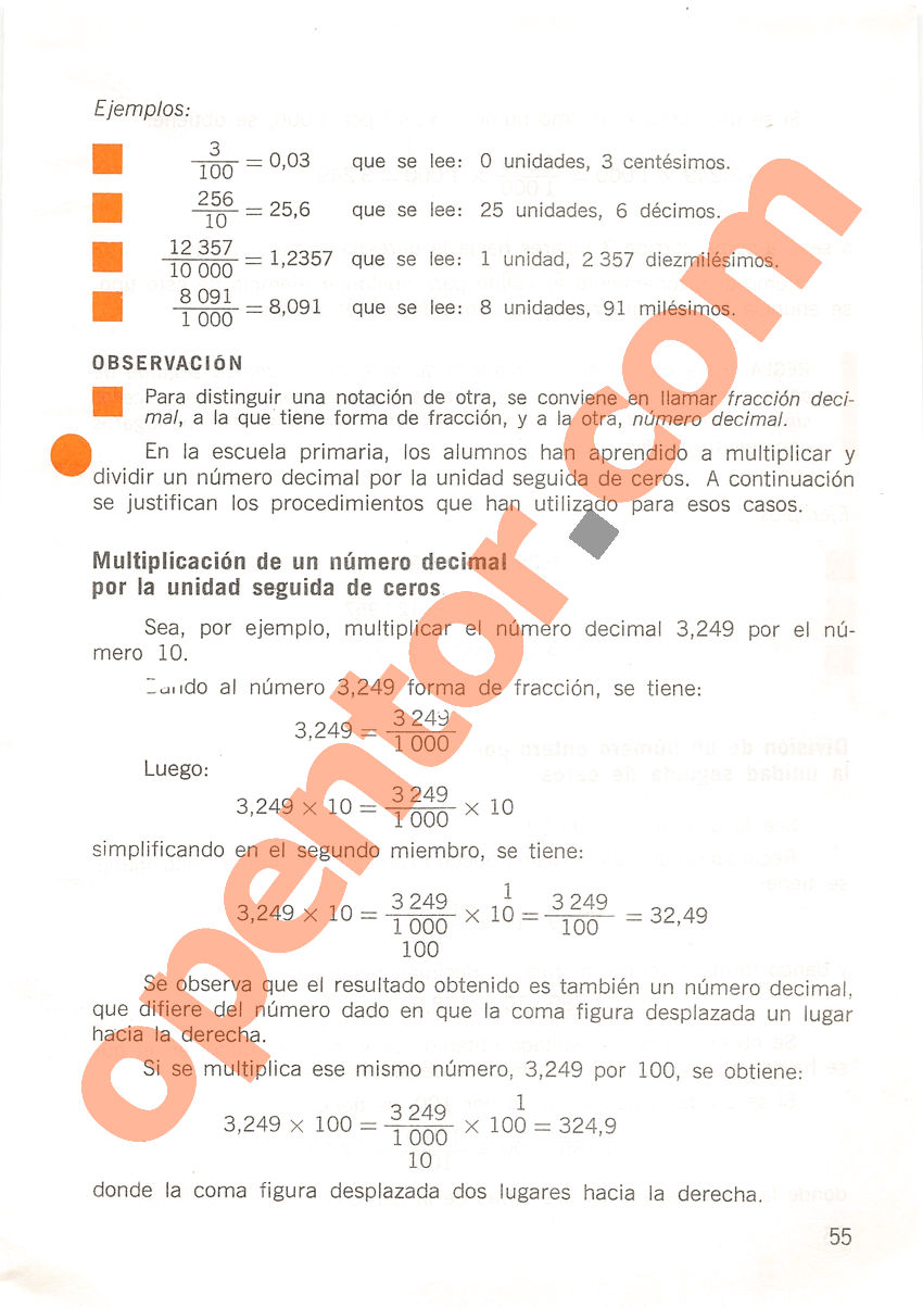Aritmética de Repetto 2 - Página 55