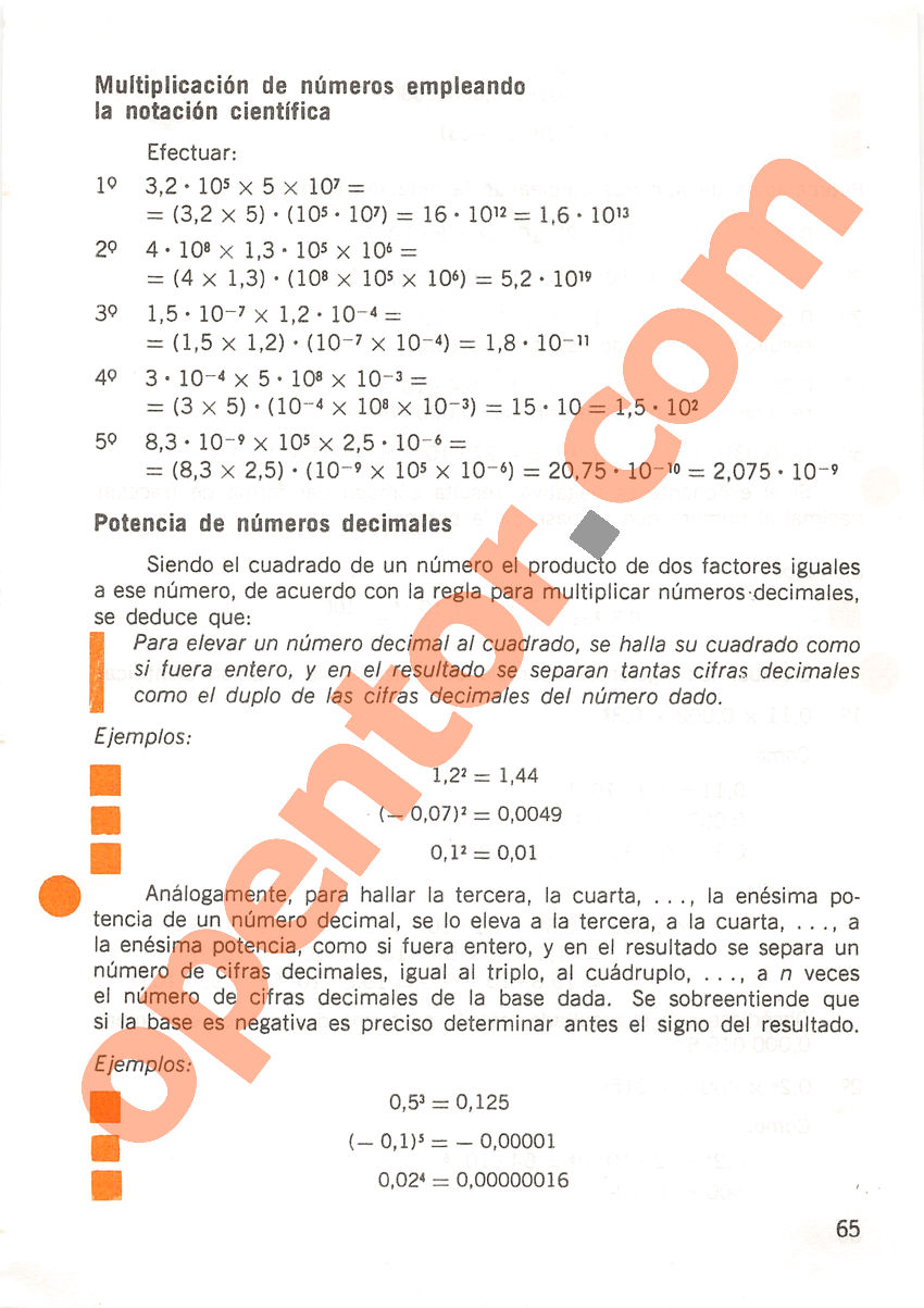 Aritmética de Repetto 2 - Página 65