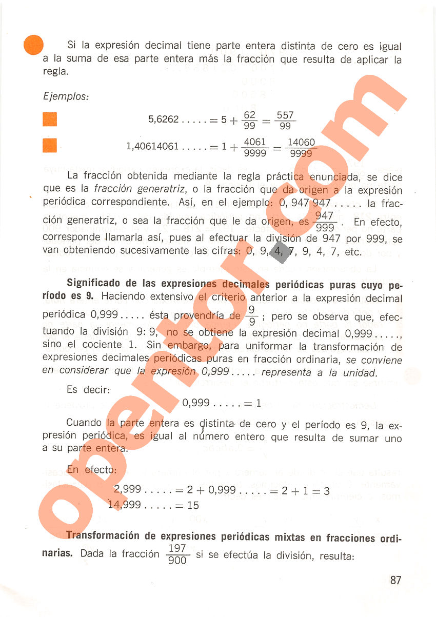Aritmética de Repetto 2 - Página 87