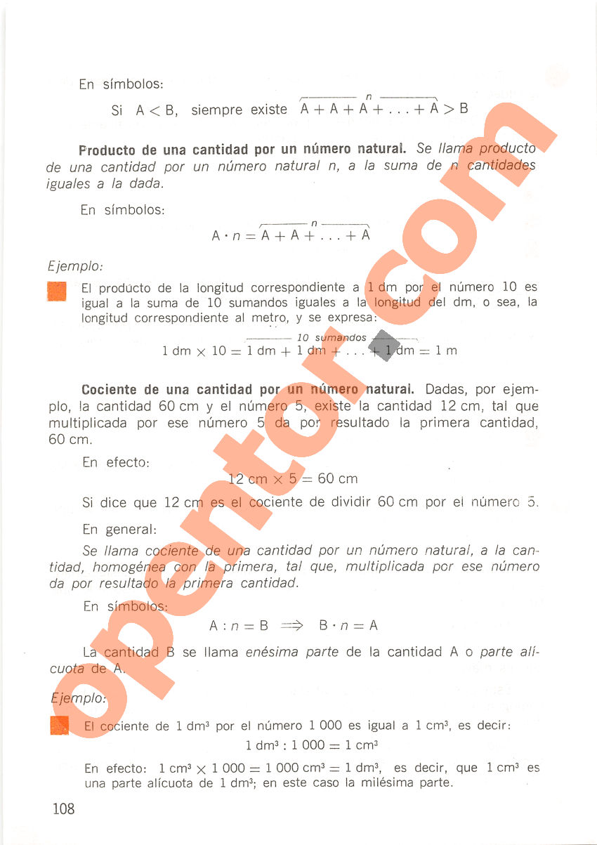 Aritmética de Repetto 2 - Página 108