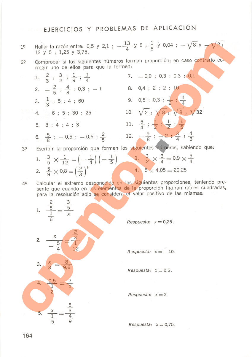 Aritmética de Repetto 2 - Página 164