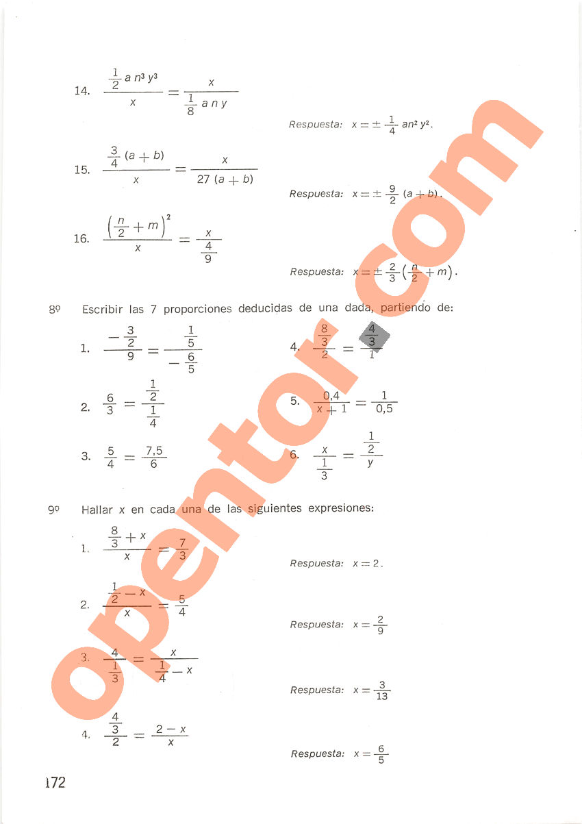 Aritmética de Repetto 2 - Página 172