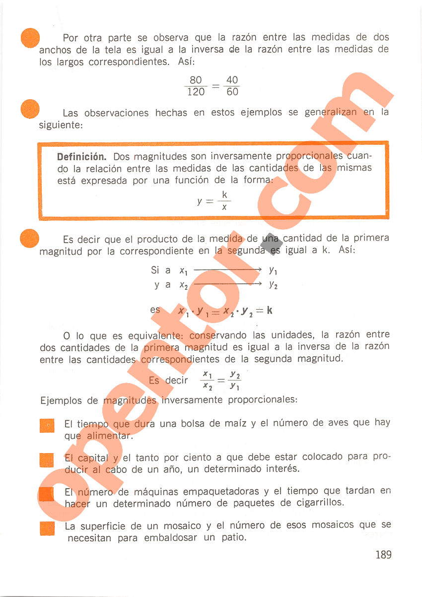 Aritmética de Repetto 2 - Página 189
