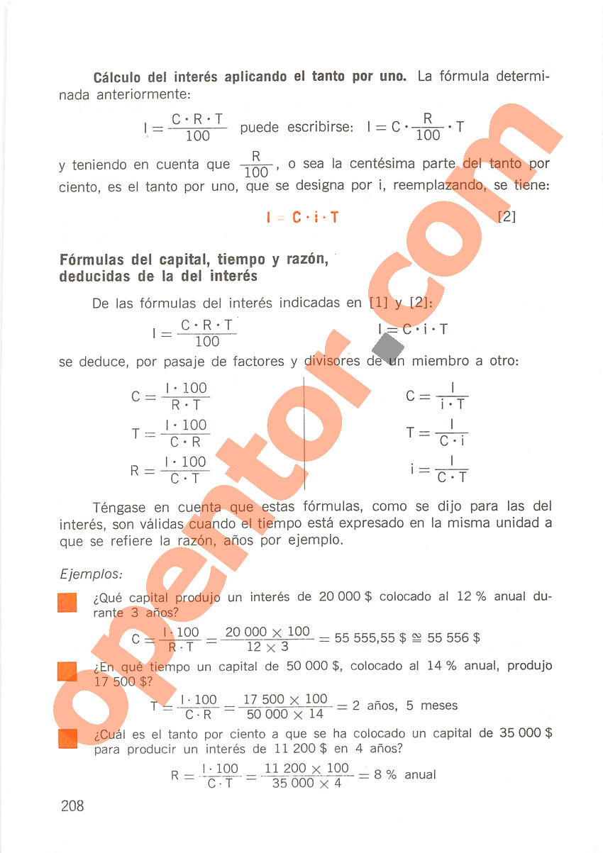 Aritmética de Repetto 2 - Página 208