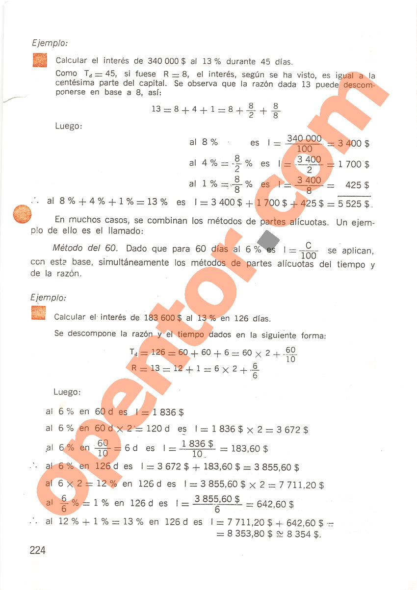 Aritmética de Repetto 2 - Página 224