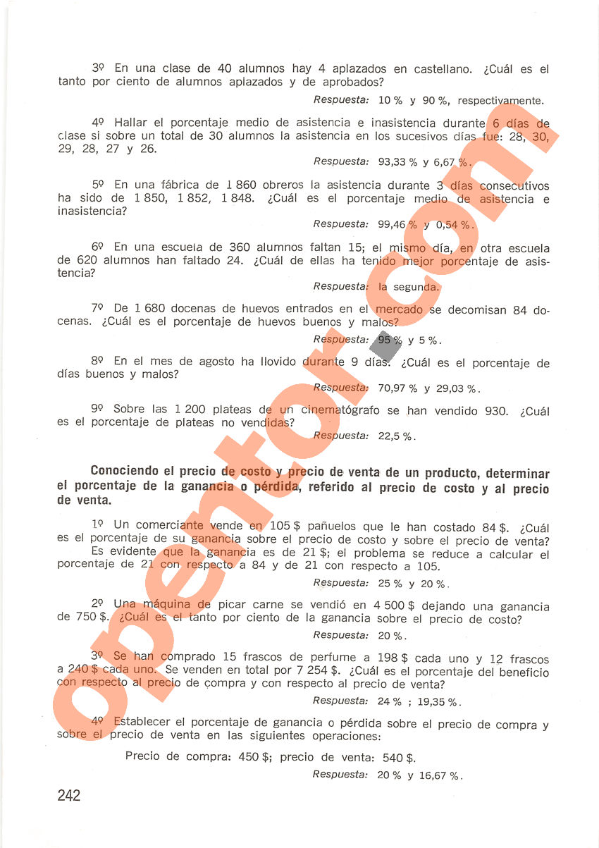Aritmética de Repetto 2 - Página 242