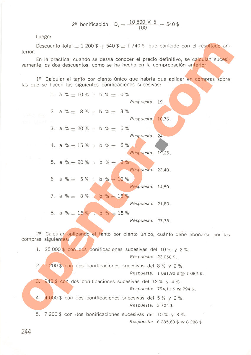 Aritmética de Repetto 2 - Página 244