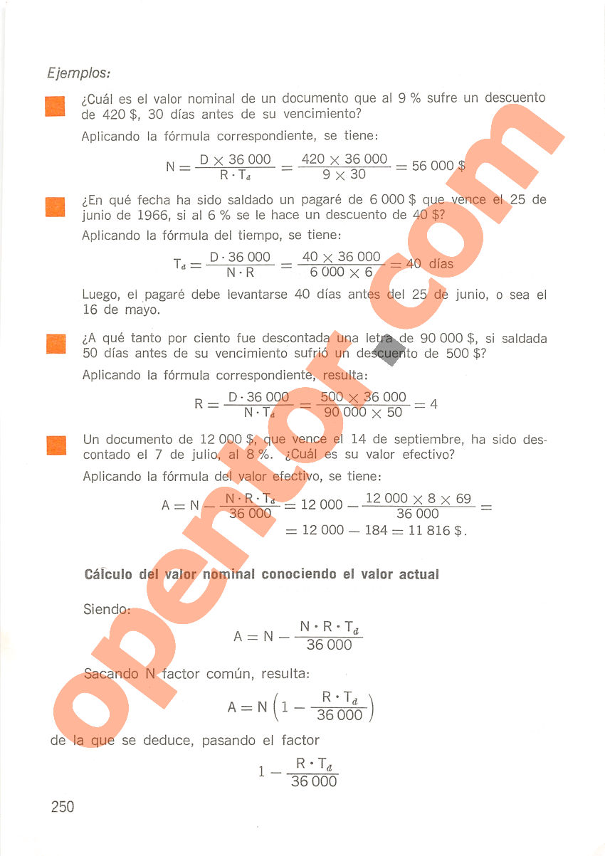 Aritmética de Repetto 2 - Página 250
