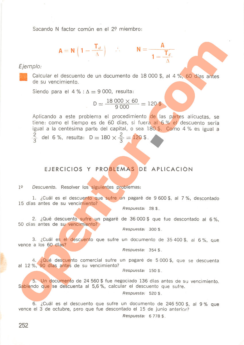 Aritmética de Repetto 2 - Página 252