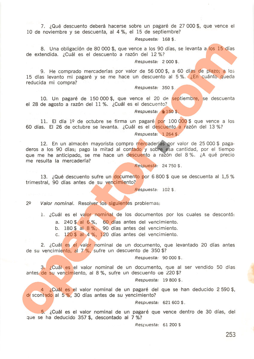 Aritmética de Repetto 2 - Página 253