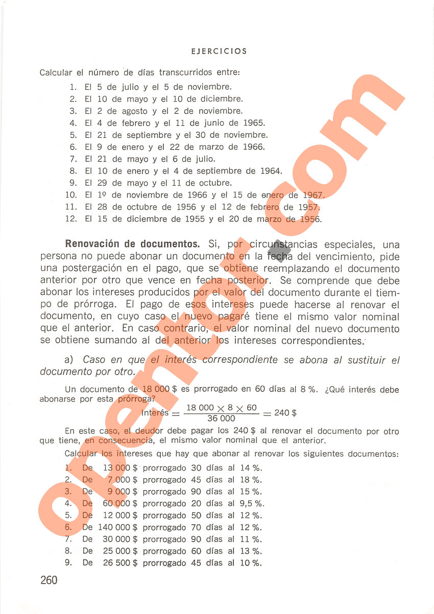 Aritmética de Repetto 2 - Página 260