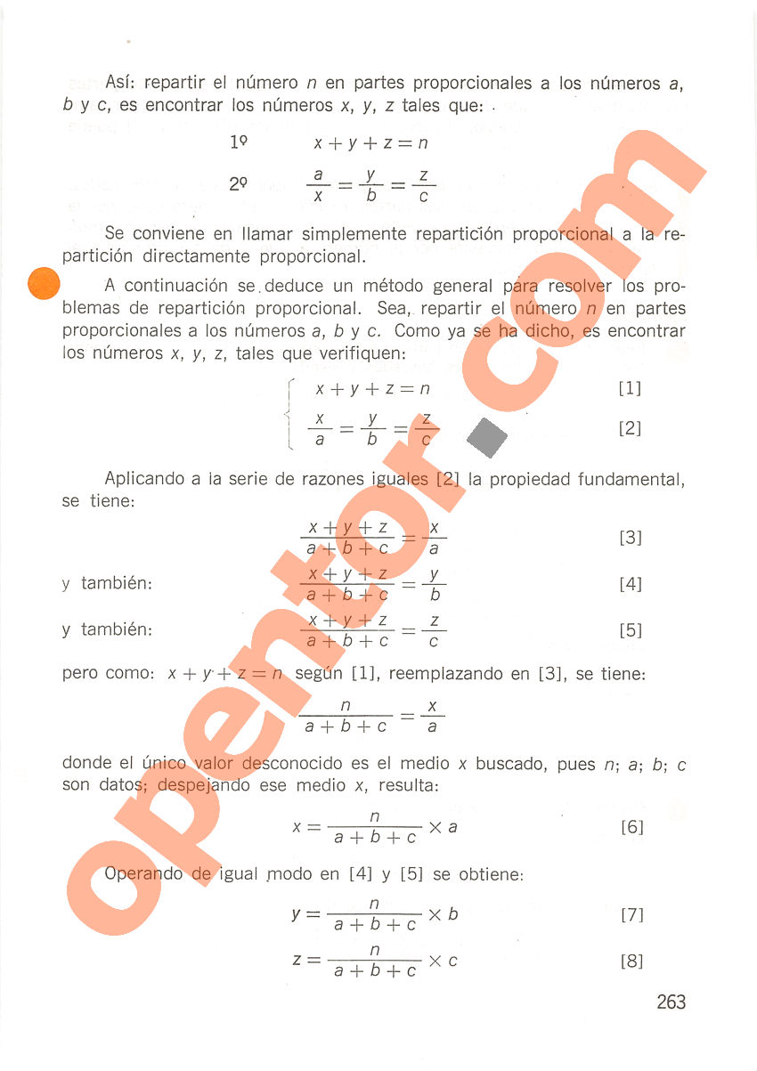 Aritmética de Repetto 2 - Página 263
