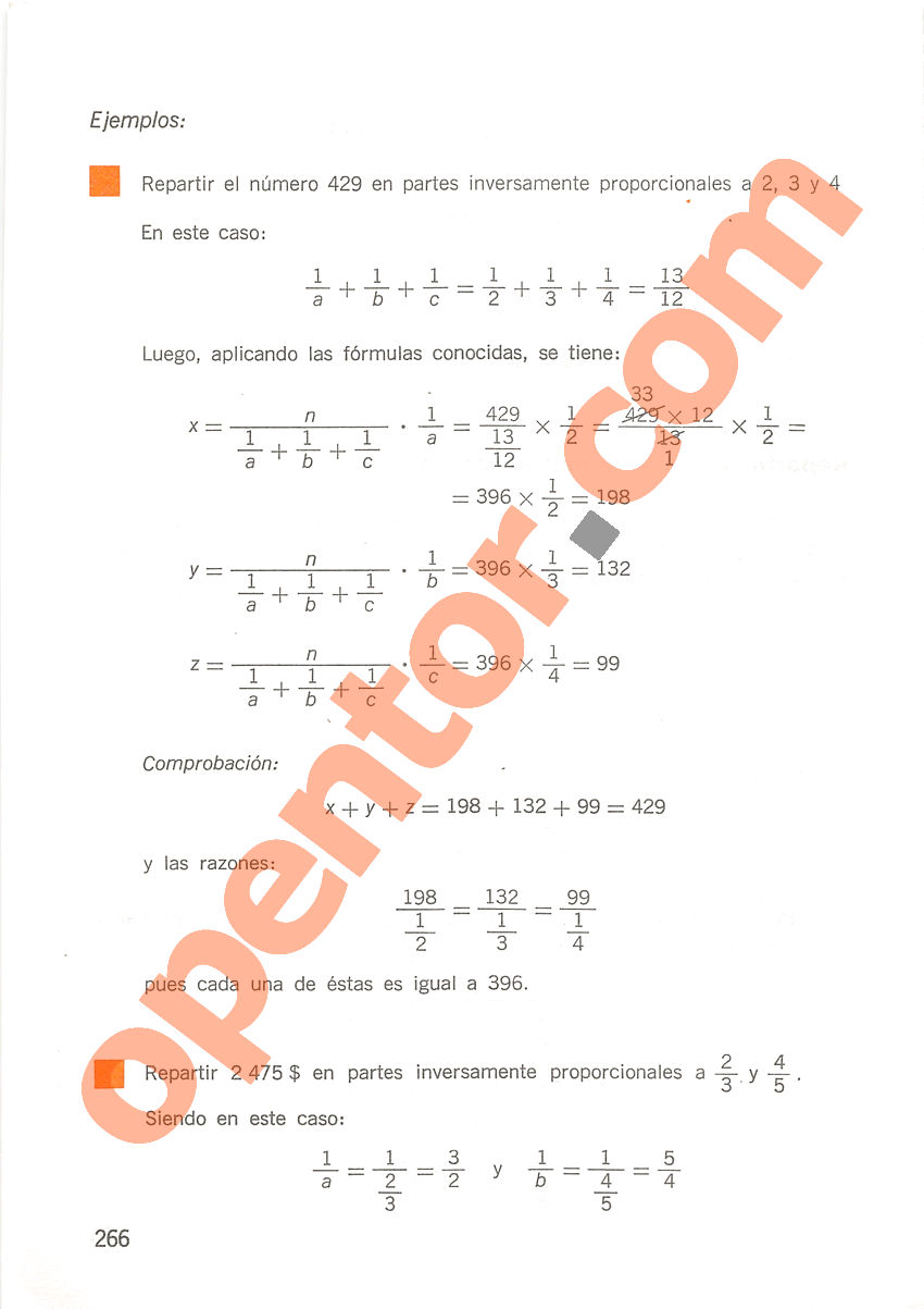 Aritmética de Repetto 2 - Página 266