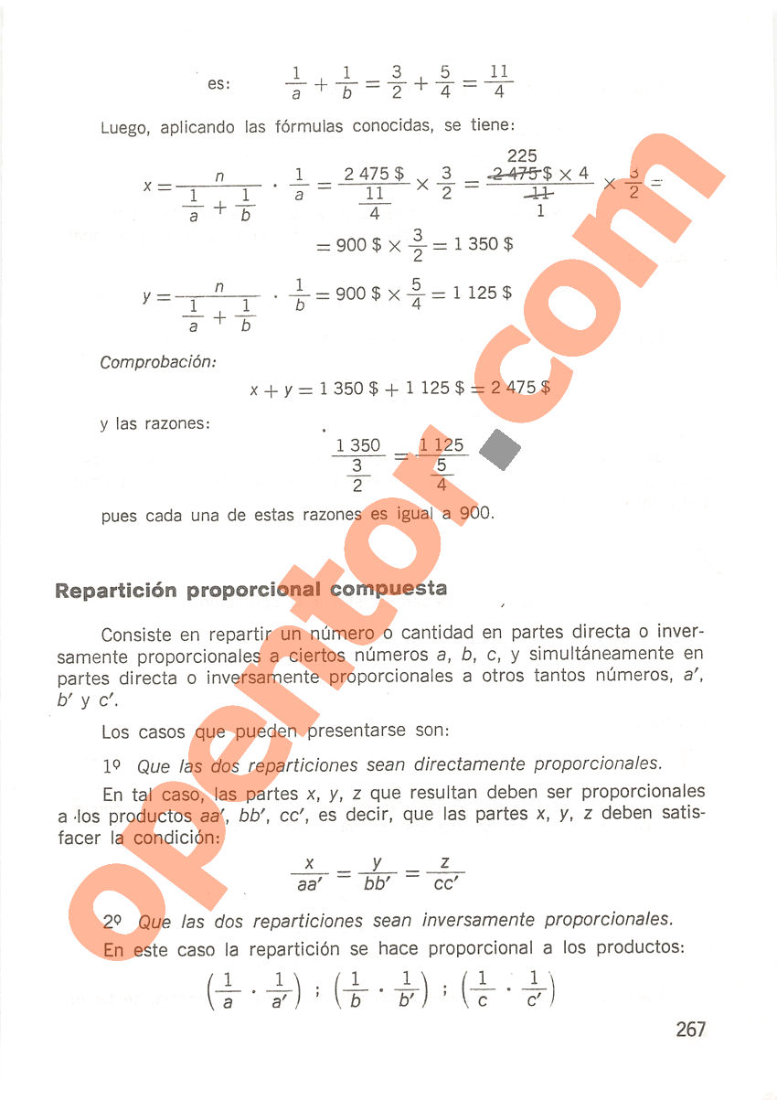 Aritmética de Repetto 2 - Página 267
