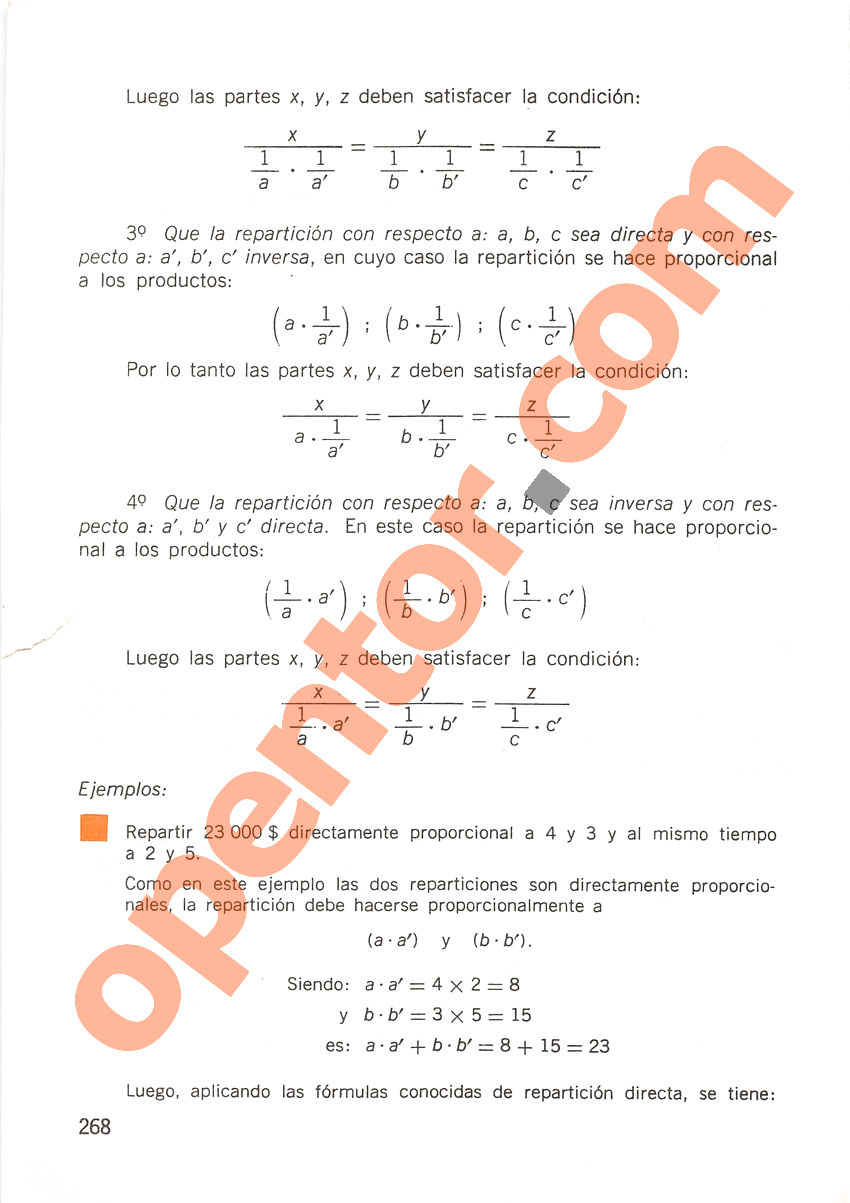 Aritmética de Repetto 2 - Página 268