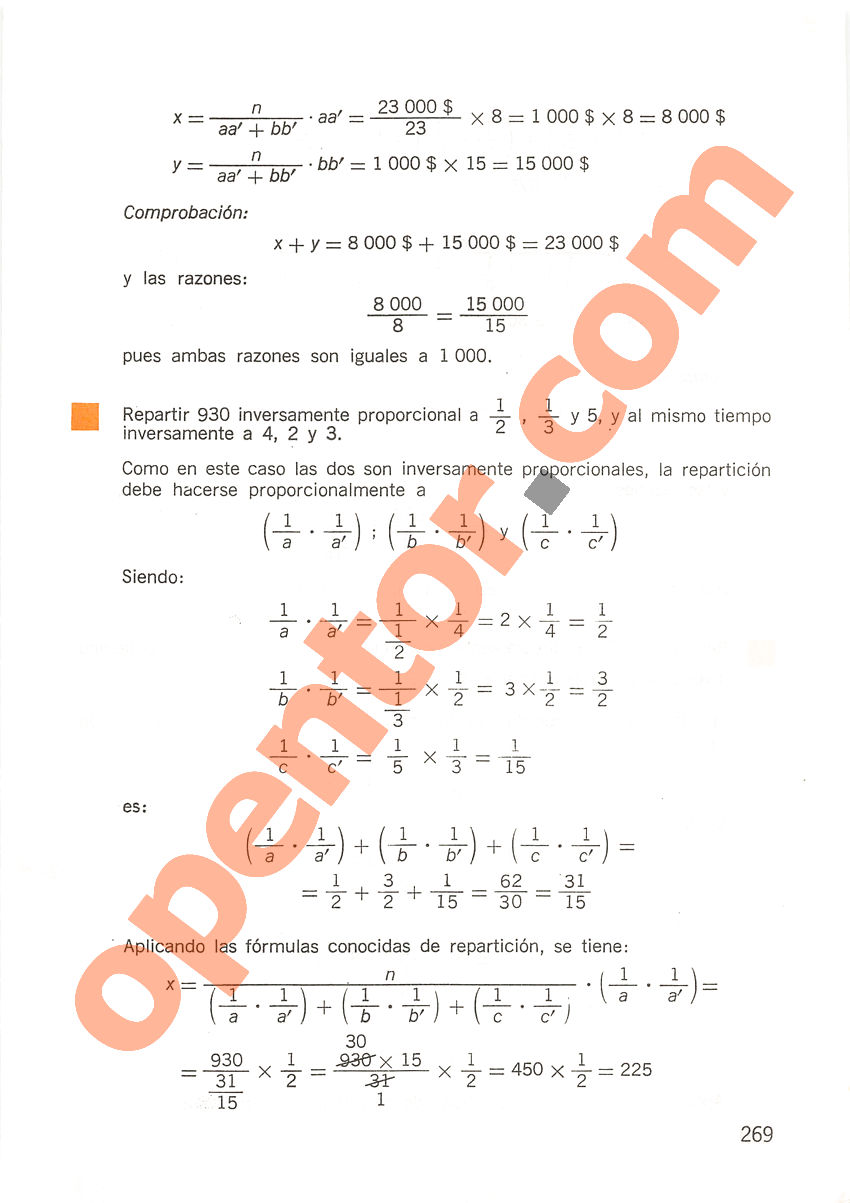 Aritmética de Repetto 2 - Página 269