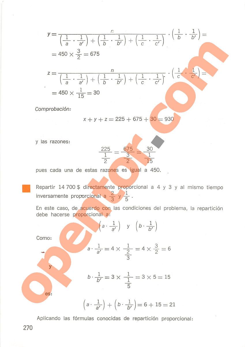 Aritmética de Repetto 2 - Página 270