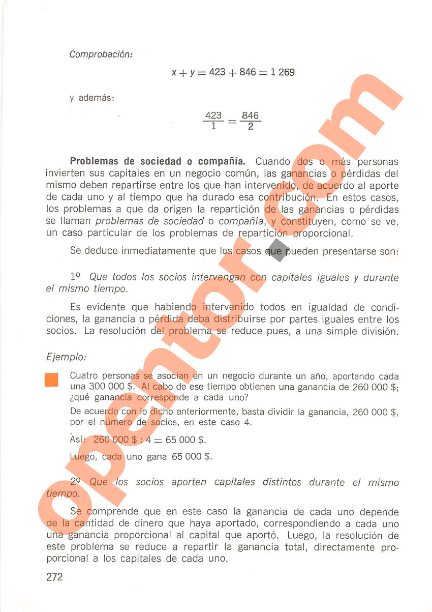 Aritmética de Repetto 2 - Página 272