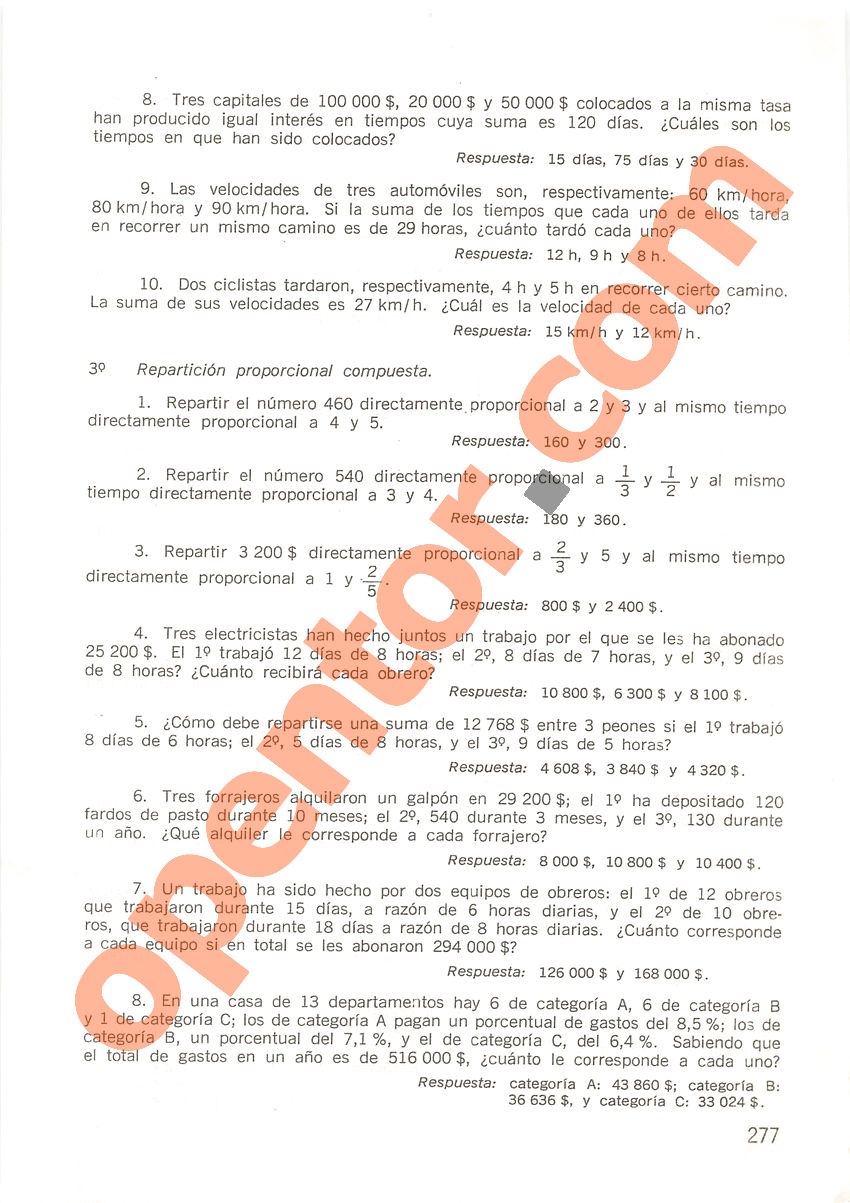 Aritmética de Repetto 2 - Página 277
