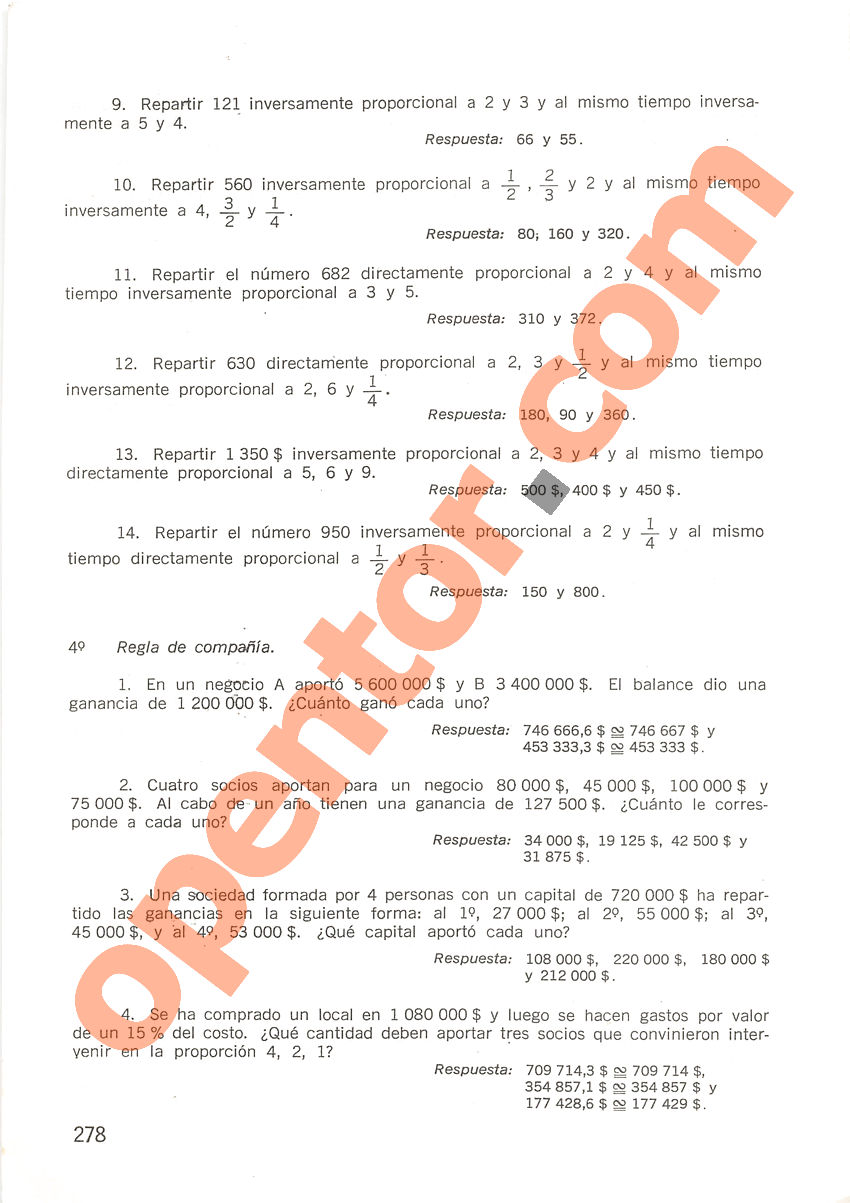 Aritmética de Repetto 2 - Página 278