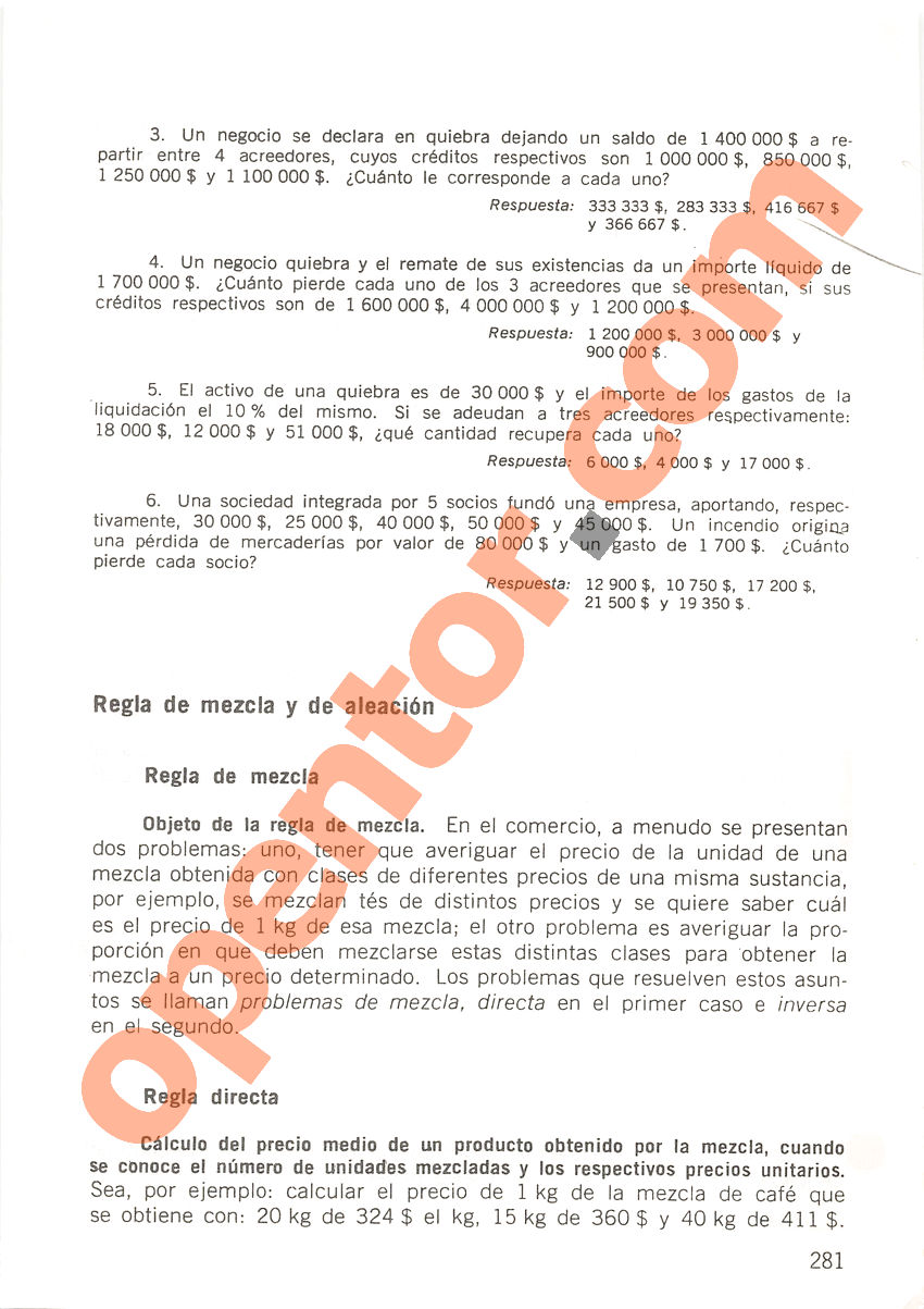 Aritmética de Repetto 2 - Página 281