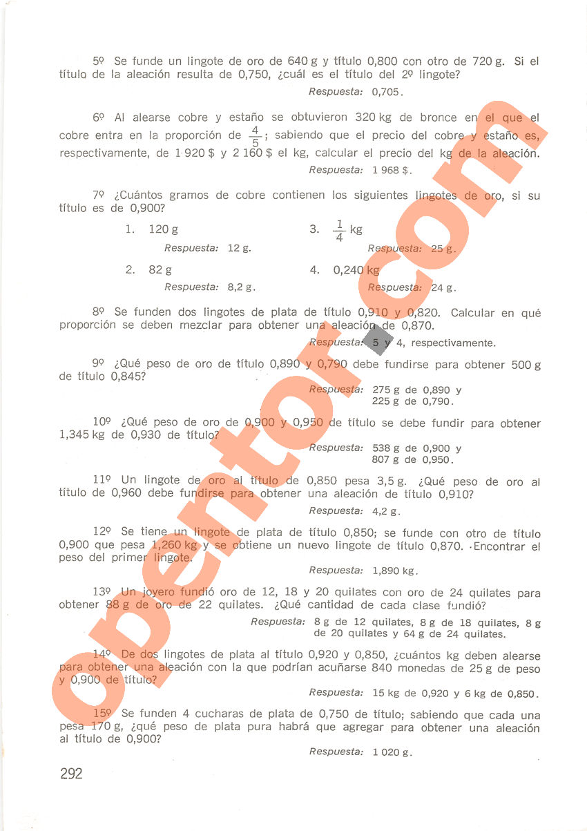 Aritmética de Repetto 2 - Página 292