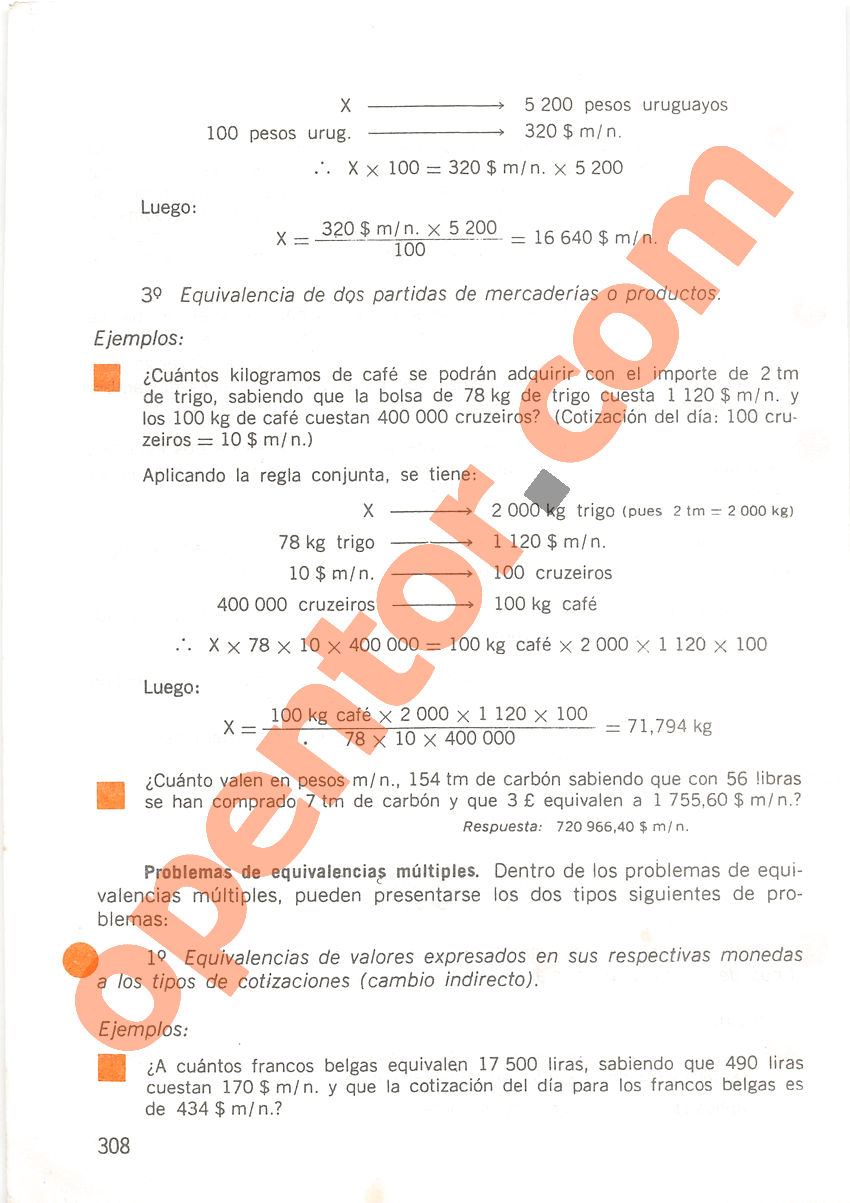 Aritmética de Repetto 2 - Página 308